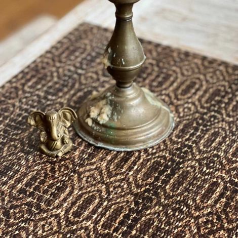 Set de Table en vinyle souple Beija Flor Ada coloris Marron (1/3)
