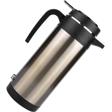 12V 1000ml Edelstahl-Wasserkocher für Auto, tragbare Reise-Heizflasche (1/5)