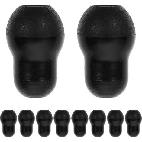 10 embouts auriculaires confortables en silicone pour stéthoscope, compatibles avec les écouteurs de 6 mm (3,5 mm), pour hôpitaux et cliniques.-2.5mm (1/4)