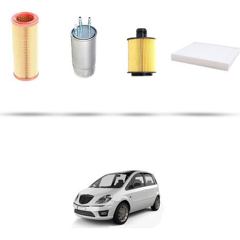 Kit tagliando 4 filtri compatibile con Lancia Musa 1.6 Multijet 88kw dal 2008 (1/5)
