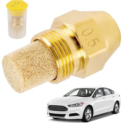 Ugello a cono pieno per bruciatore a gasolio da 60 gradi, 0,50 USgal/h, ugello per bruciatore a gasolio con getto a cono pieno, ugello per gasolio, torcia per caldaia diesel, ugello per bruciatore (1/5)