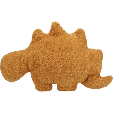 Oreiller Peluche Dinosaure Orange 43cm, Doudou Câlin Adorable Stitch Fin, Jouet Animal en Peluche pour Dormir (1/5)