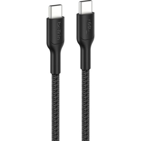 Belkin ENA008HQ2MBK USB Kabel USB 2.0 2 m USB C Schwarz (1/4)