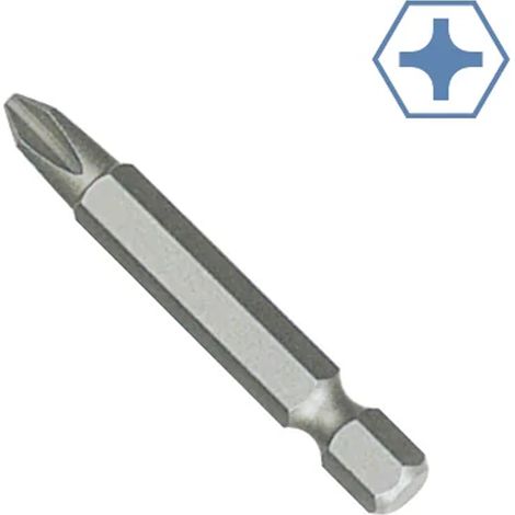 PH0 Bit, Kreuzschlitz Bit, S2 Stahl, 50mm, Power Bit