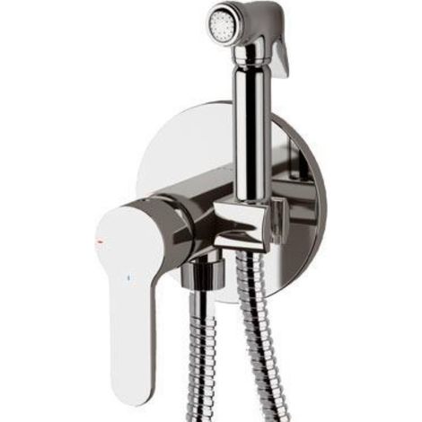 Rubinetto incasso per shut-off con doccetta e supporto, risparmio energetico e idrico - serie winner eco (1/3)