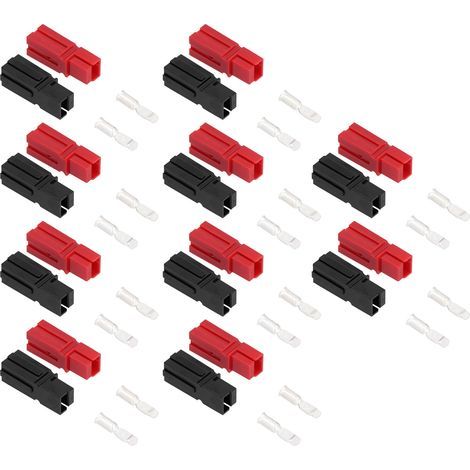 10 Paar Batterieanschlüsse, rote und schwarze Kontakte, Einzelmodulstecker, 75A-Anschlüsse (1/5)