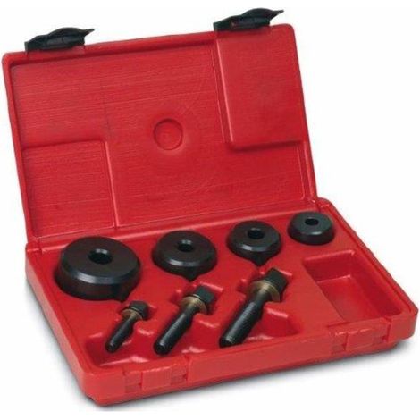 Coffret de poincons mécaniques à vis tête carrée Ø 18-20-22-37 mm