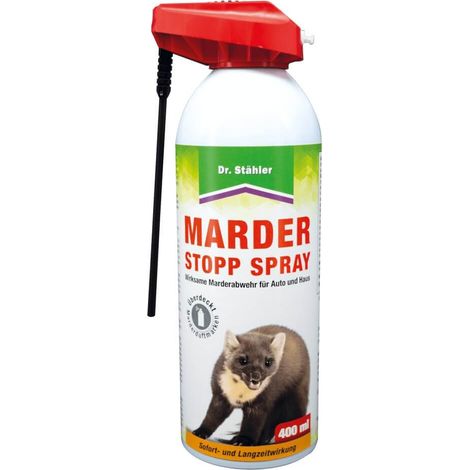 Spray anti-martres Dr. Stähler 400 ml – Pour éloigner les martres de la voiture et de la maison
