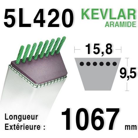 Courroie 5L420 - 5L42 MTD 75404171 JOHN DEERE m76054