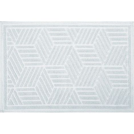Tapis de bain Coton CUBO 50x80cm Blanc Spirella (1/5)