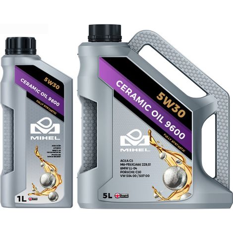 OLIO CERAMICO MIHEL 9600 5W30 5L. - TEC M852659