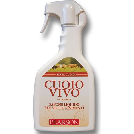 CUOIO VIVO Pearson sapone liquido a base di glicerina per selle e finimenti 700 ml