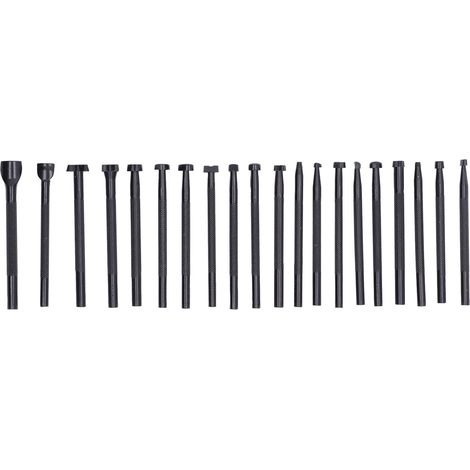 20 Pièces Outils de Marquage Cuir Motifs Variés, Poinçons Résistants à l'Usure avec Manche Anti-Dérapant pour Artisanat DIY (1/5)