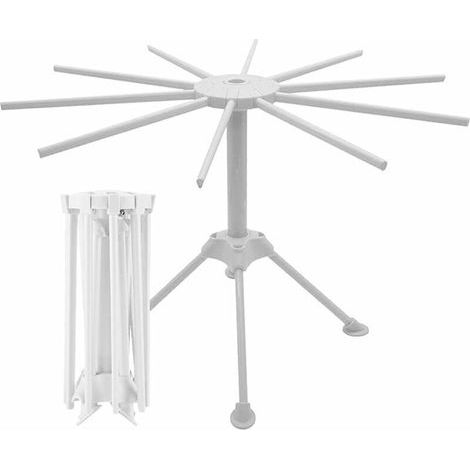 Trockengestell für frische Pasta, Spaghetti-Trockengestell, Nudeltrockenhalter, Nudeltrockenständer, Nudelhalter, Nudelzubehör, Pasta-Herstellungshilfe, 28 cm, Weiß (1/4)