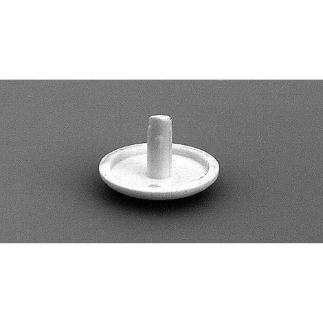Cache tête de vis Polyéthylène Diamètre de tête: 12 Diametre de tige 3 Longueur tige 7 RAL9010 blanc pur - 1 pièce