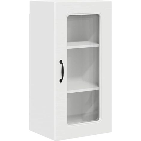Meuble Haut De Cuisine - Armoire de cuisine avec stockage Blanc 40 x 31 x 80 cm fr31691 (1/5)