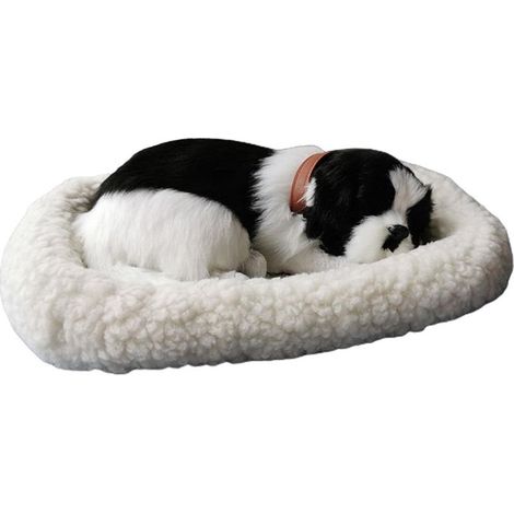 Peluche réaliste et respirante pour dormir, avec un coussin. (1/4)