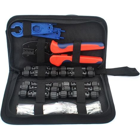 Crimping Tool Set for Electrical Terminals, Connectors, Electrical Wiring Tools, MC Energy, Pliers, Hand Solar Tools, Crimping Tool