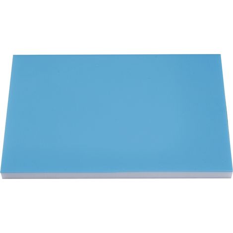 Bloc de gravure en caoutchouc coloré pour tampon sandwich, idéal pour la création de tampons DIY (bleu et blanc) (1/5)