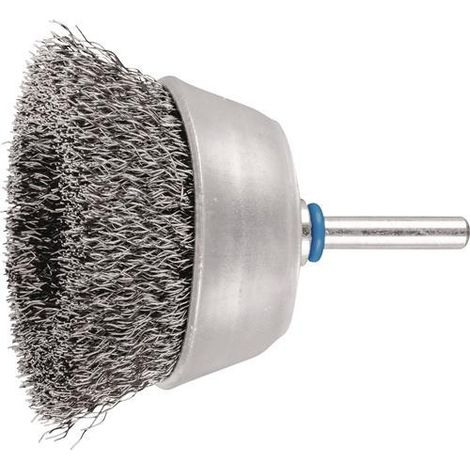 PFERD TOOLS Topfbürste ungezopft TBU Ø70mm Schaft-Ø6 mm Edelstahl-Draht-Ø0,30 10 Stk (1/4)