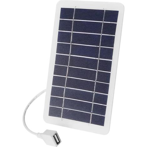Panneau Solaire USB Batterie Externe Portable Panneau Solaire pour Appareil Photo pour Maison, Randonnée, , Camping, Téléphone (1/5)
