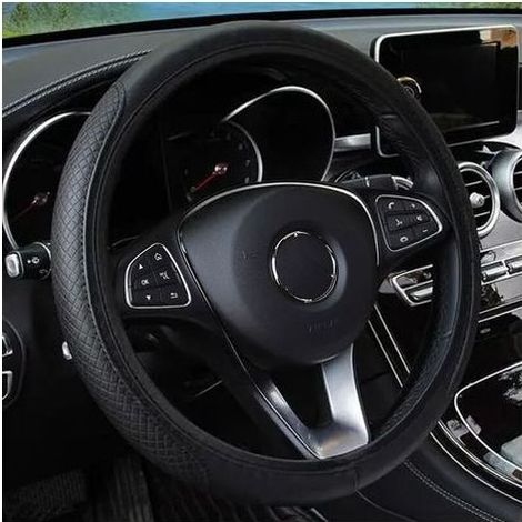 Cover of wheel in leather microfiber 37-38 cm – Slip and wear-resistant – Comfort optimal and installation easy