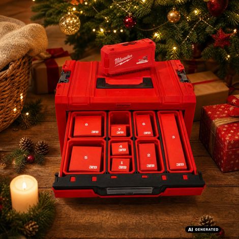 Toolbrothers RHINO Adventskalender 2026 - LIMITED RED MILWAUKEE EDITION