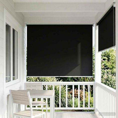 Persiana enrollable exterior con protección UV Negro (1/5)