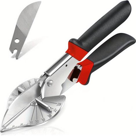 Outil coupe onglet multi-angles - Version trempée pour plastique PVC, sécurité intégrée (1/5)