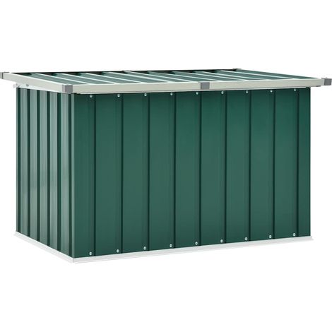 Caja de almacenamiento para jardín verde 109x67x65 cm vidaXL