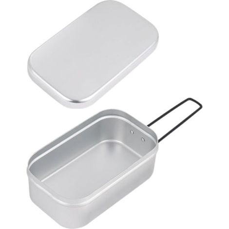 Boîte à bento portable en aluminium 800 ml, pliable, couleur (1/5)