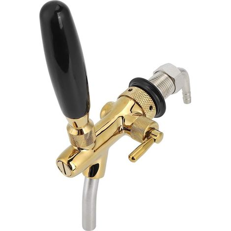 Robinet de fût de bière à tige, corps en laiton, piston en inox - Remplacement pour distributeurs de boissons P204 (1/5)