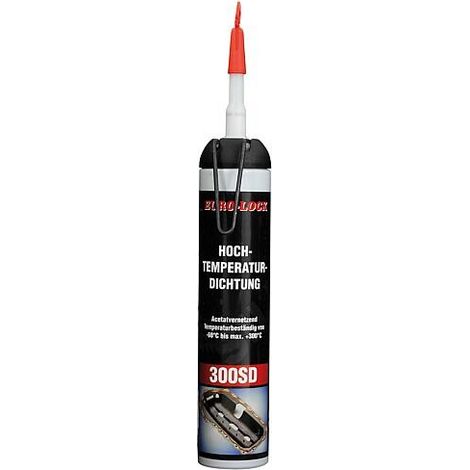 Silicone à haute temperature (rouge) EURO-LOCK LOS 300-SD (joint), 200ml canette d’air comp.