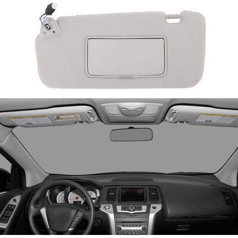Pare-soleil gris, côté conducteur gauche, 96401-1AA1B, pour Nissan Murano 2009-2014. (1/5)