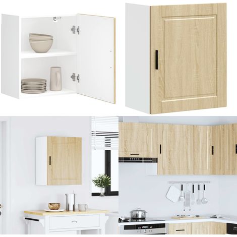 vidaXL Küchen-Hängeschrank Porto Sonoma-Eiche Holzwerkstoff (1/5)