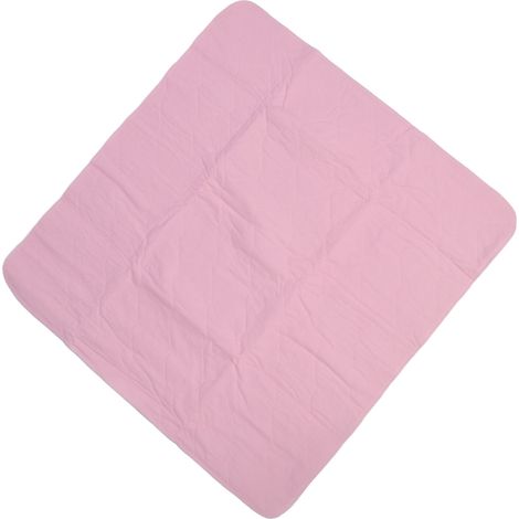 Alèse imperméable, absorbante et douce, lavable, rose, idéale pour l'incontinence des enfants et des personnes âgées. (1/5)