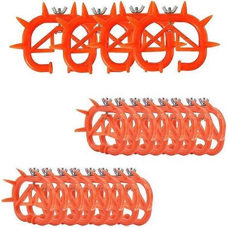 Anneau nasal pour vache, outil de sevrage pour animaux d'élevage en plastique rouge (1/5)