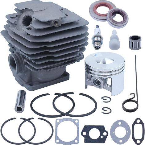 Kit de piston de cylindre pour tronçonneuse Stihl 028 Super 028AV 028WB, joints, kit de piston de cylindre 46mm, joint de cylindre, joint de silencieux, joint de carburateur, ressort, roulement à aigu (1/5)