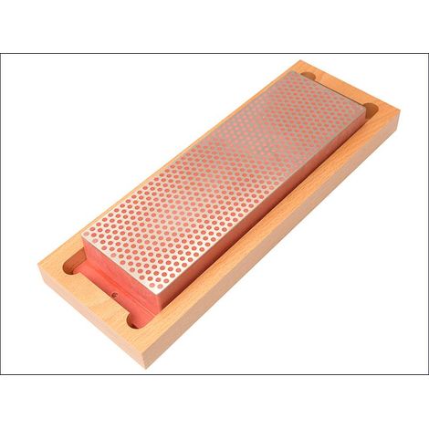 Diamond Whetstone 200mm Wooden Box Red 600 Grit Fine DMTW8F