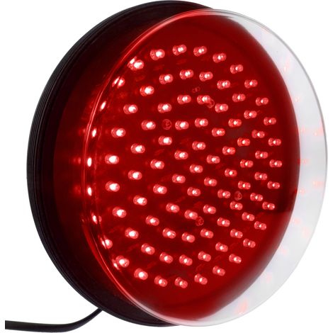 PrimeMatik - Feu à LED pour feu de signalisation IP65 200mm 220VAC rouge (1/5)