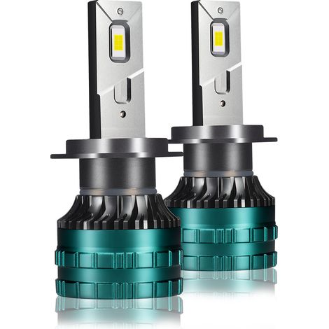Ampoules Phare LED Auto V13 F7 Style Lame H7, 300W 80000LM, Canbus Intégré, Ultra Concentré, Lot de 2 (1/4)