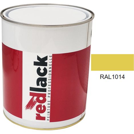 Kanne 3L Lack Mehrzweckfarbe – RAL 1014 – Elfenbein – Glanz – für verschiedene Oberflächen – Redlack