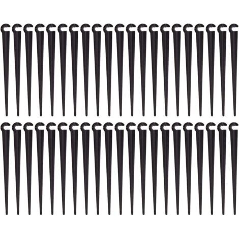 QORVA-200 supports de tuyaux goutte-à-goutte de 4/7 mm, plastique durable pour le jardinage (1/5)
