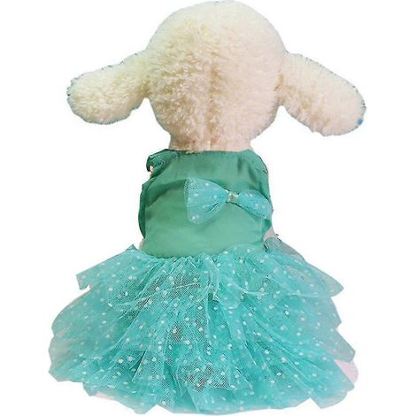Vestido de perro unicornio con capas de tutú y tul para fiestas de cumpleaños (1/5)