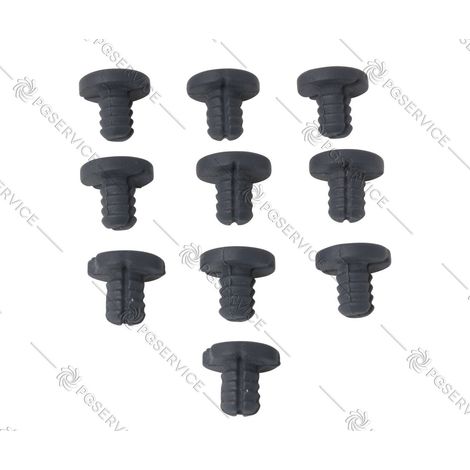 Set 10x piedino gommino supporto griglia piano cottura 12x10.5x6 mm Electrolux (1/2)