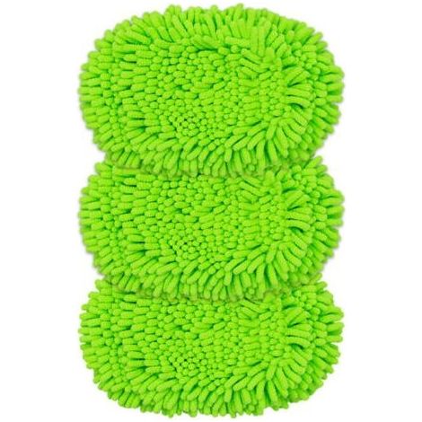 Pair Balais Serpillières Reutilisable Compatible avec Swiffer Sweeper,Tampon à Vadrouille Lavables Têtes de Rechange Microfibres pour Nettoyer (1/5)