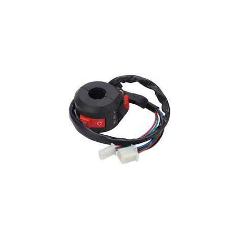 Interrupteur de Guidon de Moto, 7 Fils 22 Mm Côté Gauche du Guidon Kill art Interrupteur de arter Levier pour PIT PRO Trail Dirt Quad Bike ATV