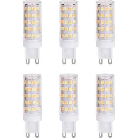 Ampoule G9 77LED 9W, petit plafonnier, 3 couleurs, mur pour la maison, 6 pièces (1/5)