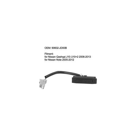 Heckklappenentriegelungsschalter 90602JD00B Ersatzteil für Nissan Qashqai / Note (1/4)