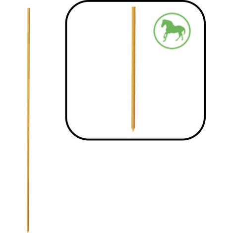 Pack de 50 Pinces 150cm Fibre Jaune - Pastormatic (1/3)
